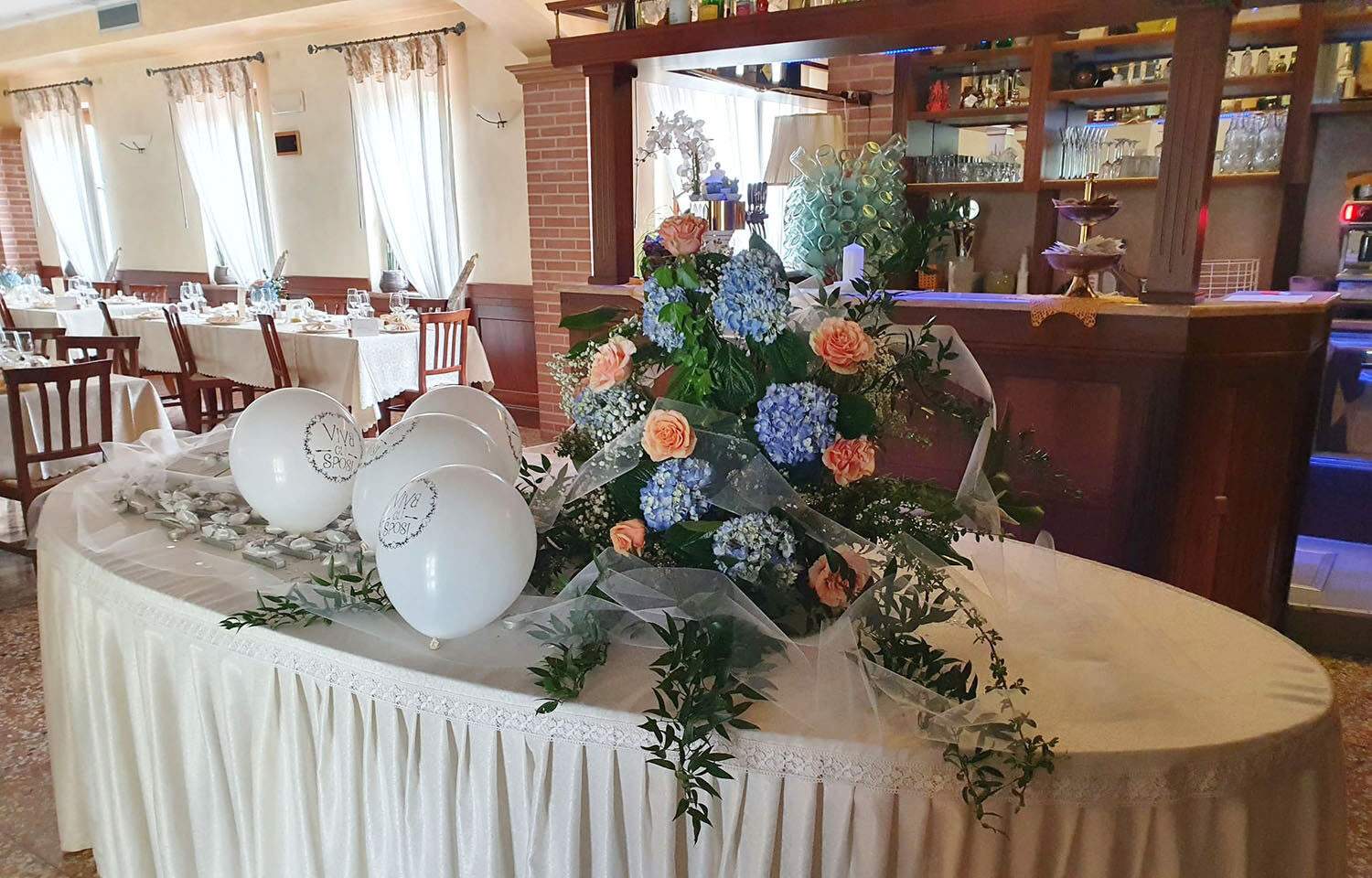 Sala Ristorante per matrimoni e ricevimenti